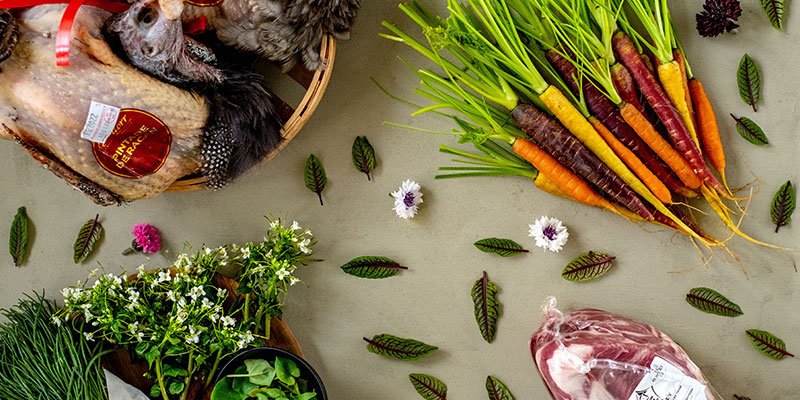 D-Food for Chefs sfeerbeeld. Lente seizoensproducten voor culinaire topgerechten